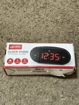 Gpx Dual Alarm Clock Radio With Large Led Display Black - C253B New. Fixed Price $15.44.