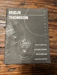 Vintage Rca Thomson Portable Cd Player Manual. Fixed Price $16.00.