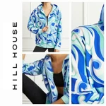 Nwt Hill House The Allie Zip-up Light Weight Jacket Sz. M Ocean Kaleidoscope. Fixed Price $44.99.