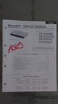 Sharp FX-C22 W Gr Service Manual Original Repair Book Alarm Clock Radio. Fixed Price $19.98.