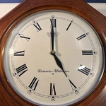 Seiko Traditional Wood Schoolhouse Wall Clock W/ Chime & Pendulum QXH102BC. Fixed Price $79.99.