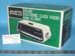 Vintage Juliette Box For Fm-am Electronic Clock Radio Model EL-1984 Nice. Fixed Price $11.69.