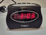 Timex Extra Loud Black Electric Alarm Clock W/backup Battery Model T101B-TESTED. Fixed Price $13.00.