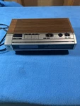 Vtg. General Electric Am/fm Alarm Clock Radio Model 7-4624B Wood Grain- Works. Fixed Price $27.50.