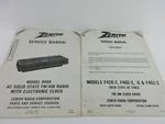 Zenith RA103 R460 Fm Am Radio With Electronic Clock Service Manual W/ Supplement. Fixed Price $14.45.