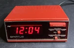 Rare 80S Spartus Red Led Alarm Clock - Vintage Tested Works!. Fixed Price $22.49.