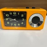 Seiko Desk Clock Flip Analog Display Alarm Sound 3 Tones Volume Tested Working. Fixed Price $149.77.