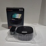 Blackweb Wireless Charging Clock Radio With Bluetooth Speaker 5W. Fixed Price $13.41.