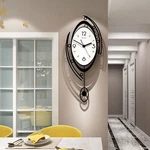 Large Nordic Wall Round 3D Creative Clocks Home Living Room Decor. Fixed Price $45.18.