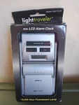 Lighttraveler Book With Lcd Alarm Clock D3271S-W 1997. Fixed Price $19.55.