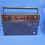 Vintage General Electric Black Portable Am/fm Radio Model 7-2660D Tested. Fixed Price $19.99.