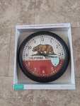 Crosse Technology California Republic Indoor/outdoor Wall Clock - Large! Nib. Fixed Price $29.99.