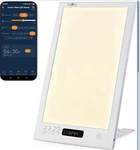Bright Light Therapy Lamp 12000 Lux - Sunrise Alarm Clock With Dawn Simulator.... Fixed Price $57.00.