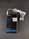 Vintage Sony Walkman SRF-21W Portable Am/fm Radio With New Batteries & Earbuds. Fixed Price $27.00.