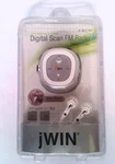 Jwin JX-M21 Fm Radio Digital Scan Earphone Nos 2007. Fixed Price $19.99.