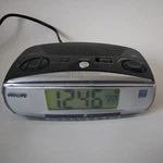 Philips Model: AJ3010/17 Radio Alarm CLOCK-AM/FM-CORDED-BLUE-2000-TESTED Works. Fixed Price $18.00.