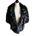 Rave Burning Man Light-up Black Faux Fur Cape Rainbow Led Enlighted Designs New. Fixed Price $190.00.