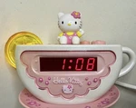 Vtg Hello Kitty Teacup Alarm Clock Radio Sanrio Emerson HK155 Y2K Nightlight. Fixed Price $59.99.