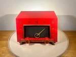 Rare Cardinal Red 1953 Farnsworth-capehart T-522 Am Tube Radio Works Great!. Fixed Price $149.00.