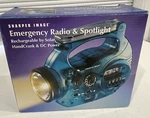Sharper Image Solar Crank Dc Emergency Radio Spotlight Flashlight And Siren Nib. Fixed Price $29.00.
