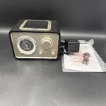 Crosley CR3003A-BK Am/fm Aux Vintage-style Radio Receiver Tested/works. Fixed Price $25.00.