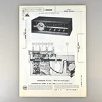 Sony 8FC-75W Electric Clock Radio Sams Photofact Service Manual 1189-4. Fixed Price $9.95.