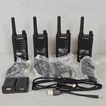 Samcom T2G Gmrs Walkie Talkies 4-PACK 2W High Power Open Box Never Used. Fixed Price $125.00.