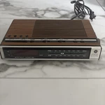 General Electric (ge) 7-4636C Am/fm Electronic Digital Clock Radio 1980S. Fixed Price $19.00.