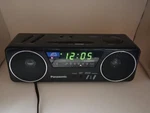 Panasonic RC-X210 Am Fm Stereo Boombox Clock Radio Missing Battery Cover. Fixed Price $40.00.