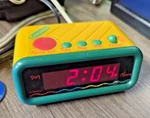 Crayola 1993 Spartus Model #1205 Alarm Clock Tested And Works! Fast Shipping. Fixed Price $19.94.