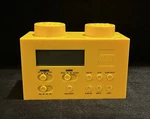 Lego Yellow Brick Portable Alarm Clock Am/fm Radio LG11012 Tested Working. Fixed Price $25.99.
