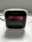 Sony ICF-C121 Dream Machine White Cube Am/fm Radio Alarm Clock Vintage Video. Fixed Price $19.99.
