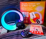 Smart Q Wake-up Light Ambient Led Lamp Alarm Clock Color Changing Remote Control. Fixed Price $22.99.