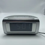Brookstone 4511 Self Setting Time-smart Dual Alarm Clock W/ Ac Adapter *tested. Fixed Price $21.99.