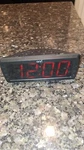 Onn Jumbo Digital Fm Alarm Clock Radio With Usb Charging Port And 1.8" Digits. Fixed Price $15.00.