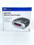Living Solutions Am Fm Alarm Clock Radio Led Snooze Tested Works. Fixed Price $19.00.