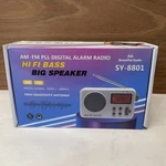 Portable Radio Am/fm Digital Alarm Light Up Lcd SY-8801 Shower Speaker.. Fixed Price $12.00.