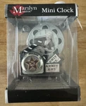 Marylin Monroe Mini Desk Clock By Mz Berger (2010) #2. Fixed Price $22.99.