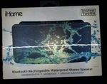 Ihome IBT39B Bluetooth Speaker Portable Waterproof Black IP67 Sealed Nos. Fixed Price $49.99.