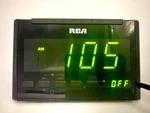Rca Digital Clock Radio 2-ALARM RC40-A Product Black/gray. Tested- Works!. Fixed Price $19.99.