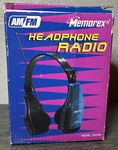 Vintage 90S Memorex Am/fm Headphone Radio Model 224TRB. Fixed Price $27.30.