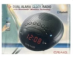 Craig Dual Alarm Clock Radio With Bluetooth Wireless Technology New. Fixed Price $29.99.
