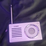 Coby CX-50 Digital Display Am/fm Portable Radio Silver Band. Fixed Price $14.10.