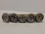 Vintage Set Of 5 Taylor Button Meat Leave-in Thermometers Beef Pork Poultry. Fixed Price $10.00.