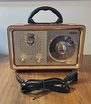 Prunus J-110 Vintage Radio Fm Am Sw Bluetooth Usb Aux Retro Wood Tested Works. Fixed Price $21.99.