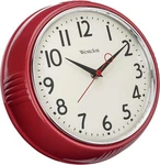 Westclox 32042R Retro 1950 Kitchen Wall Clock, 9.5-INCH, Red. Fixed Price $21.09.