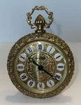 Vintage Seth Thomas Pocket Watch Style Desk Vanity Travel Alarm Clock Wind Up. Fixed Price $15.95.