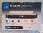 Ilive IKB333S Under Cabinet Radio With Bluetooth Speakers (silver). Fixed Price $38.00.