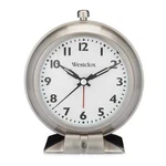 Westclox Metal Case With Nickel Finish Quiet Sweep Movement 47602 Tested. Fixed Price $19.99.