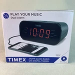 Timex T231GRY Am/fm Dual Alarm Clock Radio-large Display Connect To. Fixed Price $14.99.